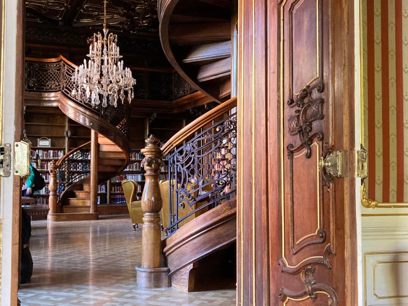 Szabo Ervin Bibliothek in Budapest mit Wendeltreppe